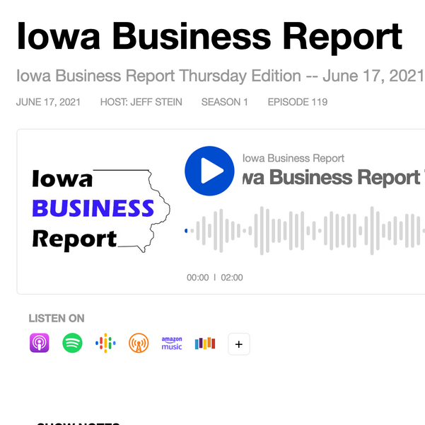 Iowa Lavender on the Iowa Business Report